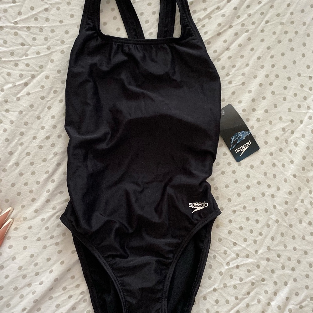 Women's Solid Super Pro Speedo Black